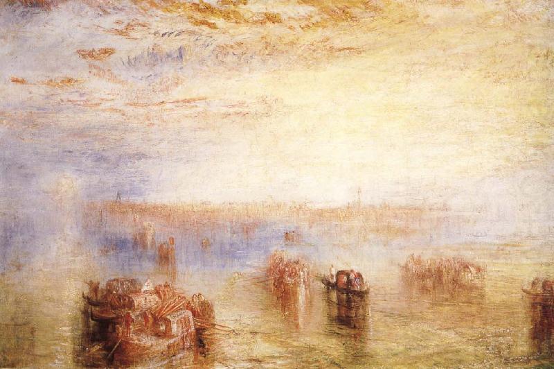J.M.W. Turner Arriving in Venice china oil painting image